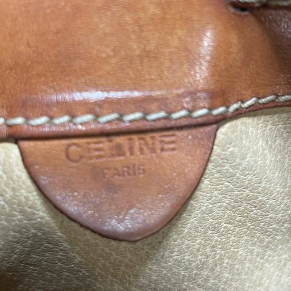 CELINE bag Macadam Leather Bucket Bag 100% Authentic CELINE BAG Celine Paris 🔥 - Picture 5 of 16
